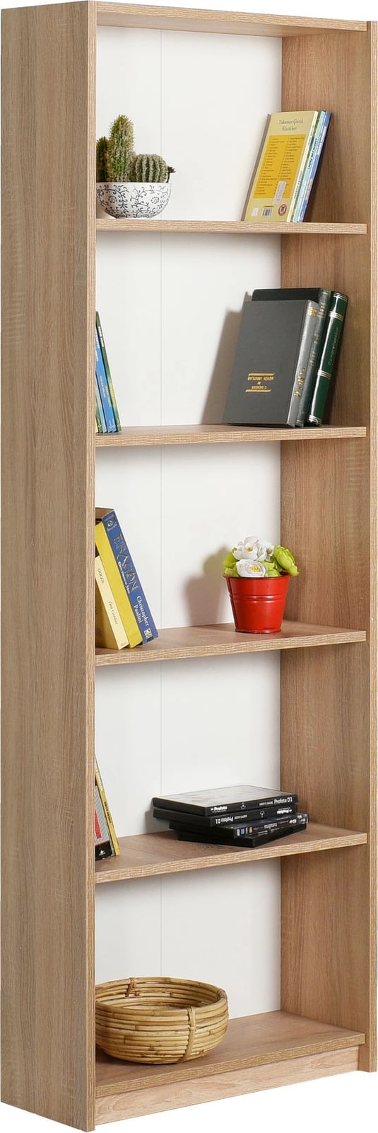 Raft librash Hanah Home, Ktp-350-Ss-1, ngjyrë sonomo