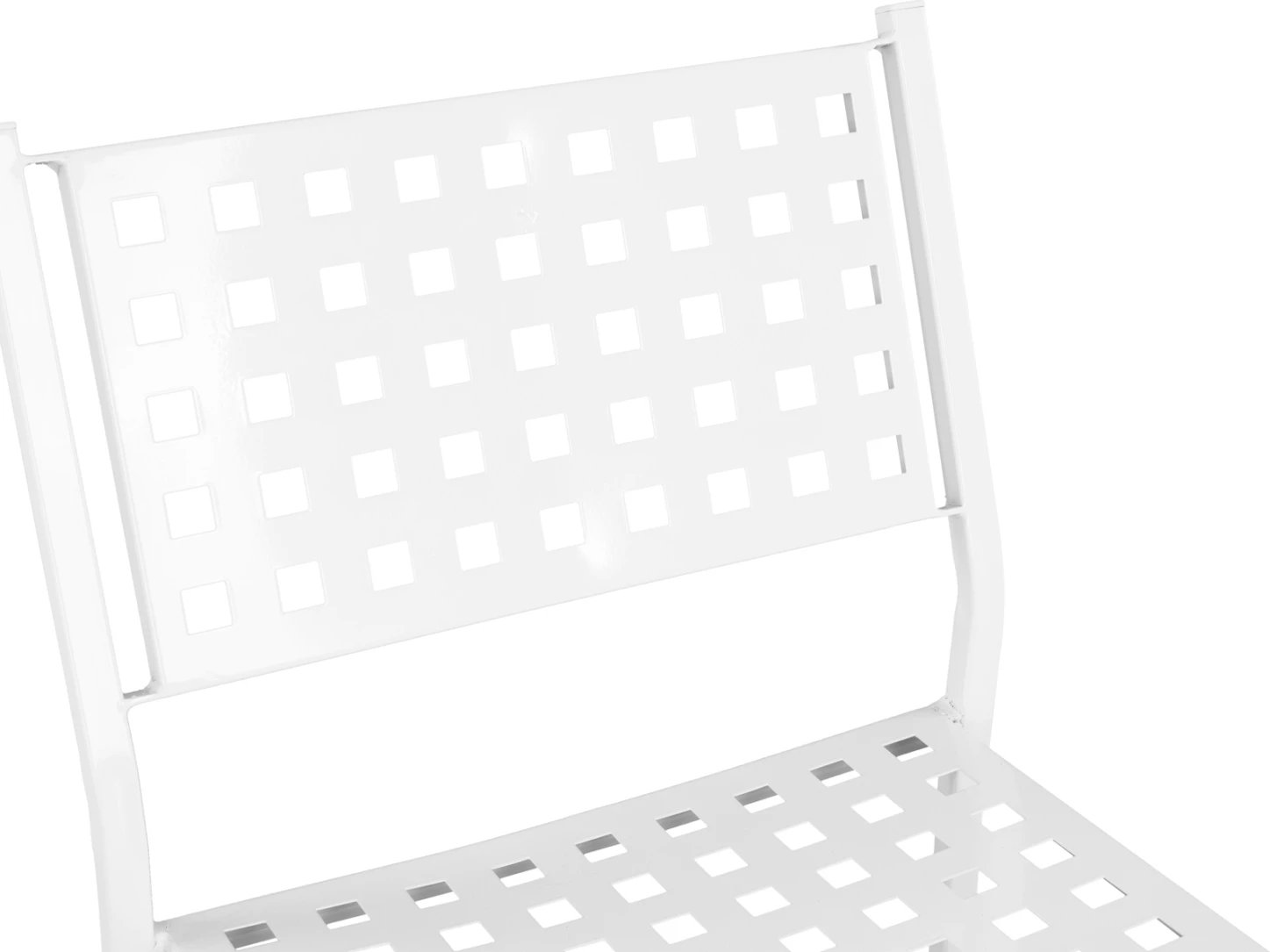 Karrige për bar Olympias Metalike FH5528.02 ngjyrë e bardhë 47x58x111 cm