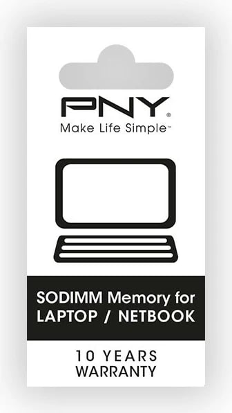 RAM Memorje DDR5 SODIMM, PNY, MN16GSD54800-SB, 16GB 4800MHz CL40, për laptop, 1 modul
