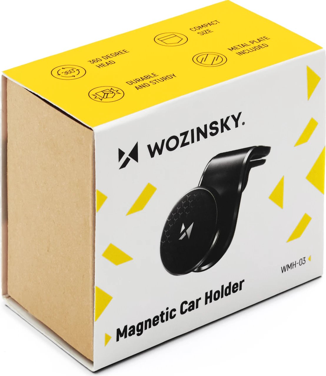 Mbajtës magnetik për veturë Wozinsky WMH-03, për grilë, i zi Mbajtës magnetik për veturë Wozinsky WMH-03, për grilë, i zi