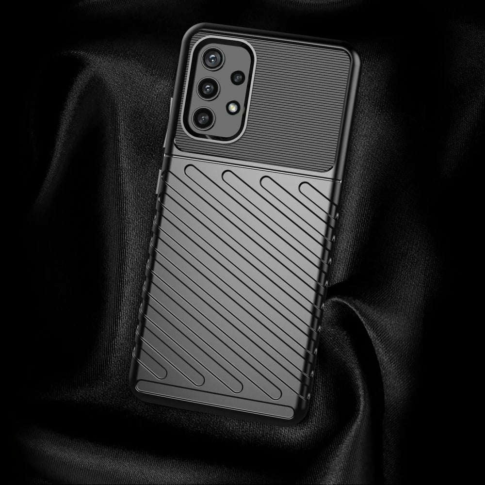 Mbështjellës Hurtel Thunder Case për Samsung Galaxy A72 4G, TPU, Blu