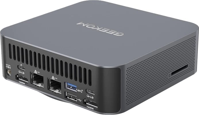 Kasë mini PC GEEKOM GT1-MEGA, Intel Core U5-125H, 32GB RAM, 1TB SSD, Windows 11 Pro, Gri