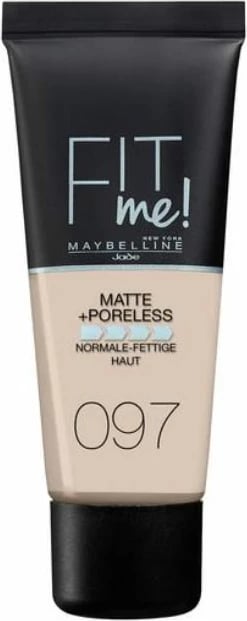 Fondatinë Maybelline Fit Me Matte & Poreless 97 Natural Porcelain 30ml