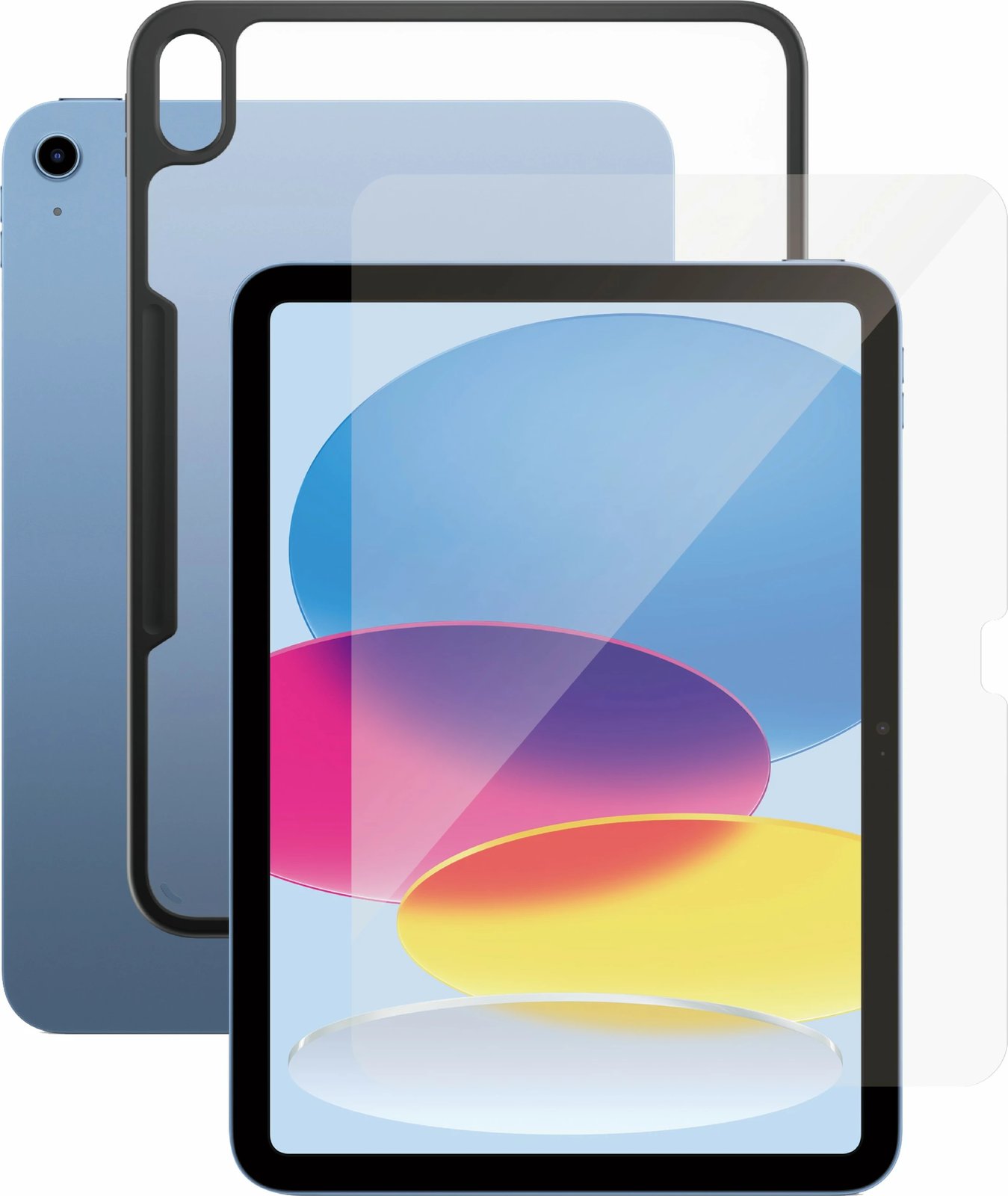 Mbështjellës PanzerGlass SAFE. 2-in-1 Bundle për iPad 10.9 (2022) me xham mbrojtës, zi