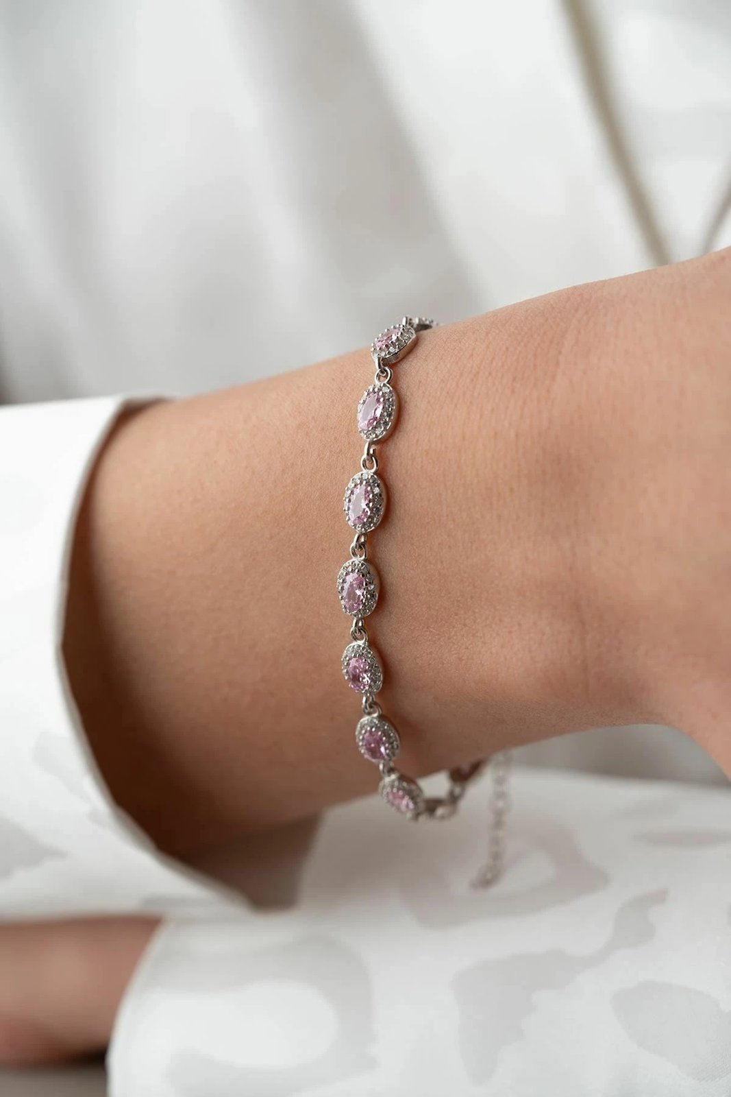 Byzylyk argjendi Jumeon, ngjyrë argjendi dhe rozë, NRZ1000379