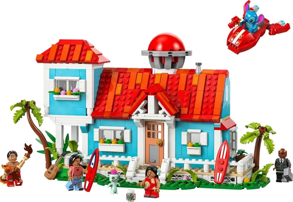 Set LEGO Disney Lilo and Stitch Beach House, 43268