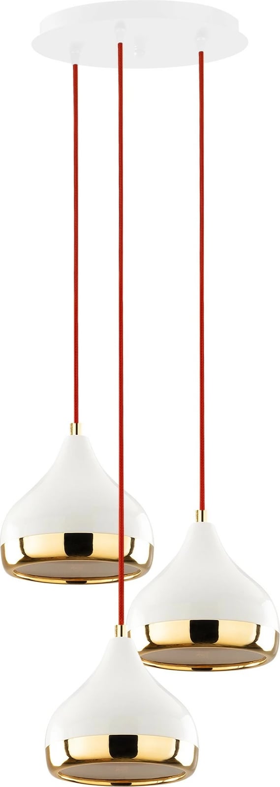 Llambë tavani Opviq, Yıldo - 6872, e bardhë, e kuqe, e artë