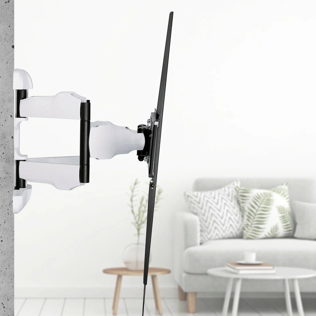 Mbajtës muri TV LCD/LED, Hama 220838, Fullmotion XL, VESA 800x600, 46-90", kapacitet 75 kg, i zi