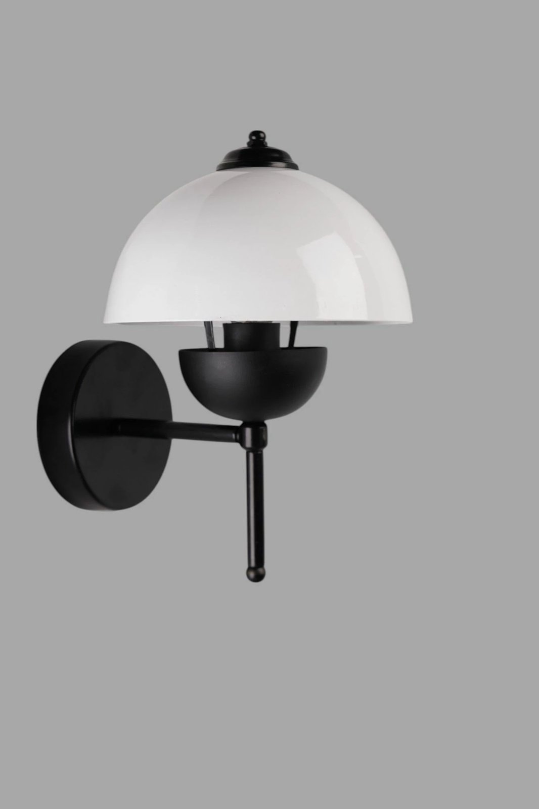 Llambë muri Opviq, 9079-3, metalike, e bardhë dhe e zezë Llambë muri Opviq, 9079-3, metalike, e bardhë dhe e zezë