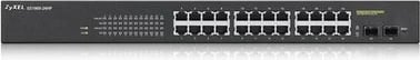 Switch Zyxel GS1900-24HP, Managed, Gigabit Ethernet (10/100/1000), 1U, i zi