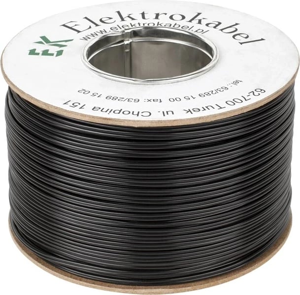 Kabëll për altoparlant SMYp, 2 x 0.22mm, 300m, Zi