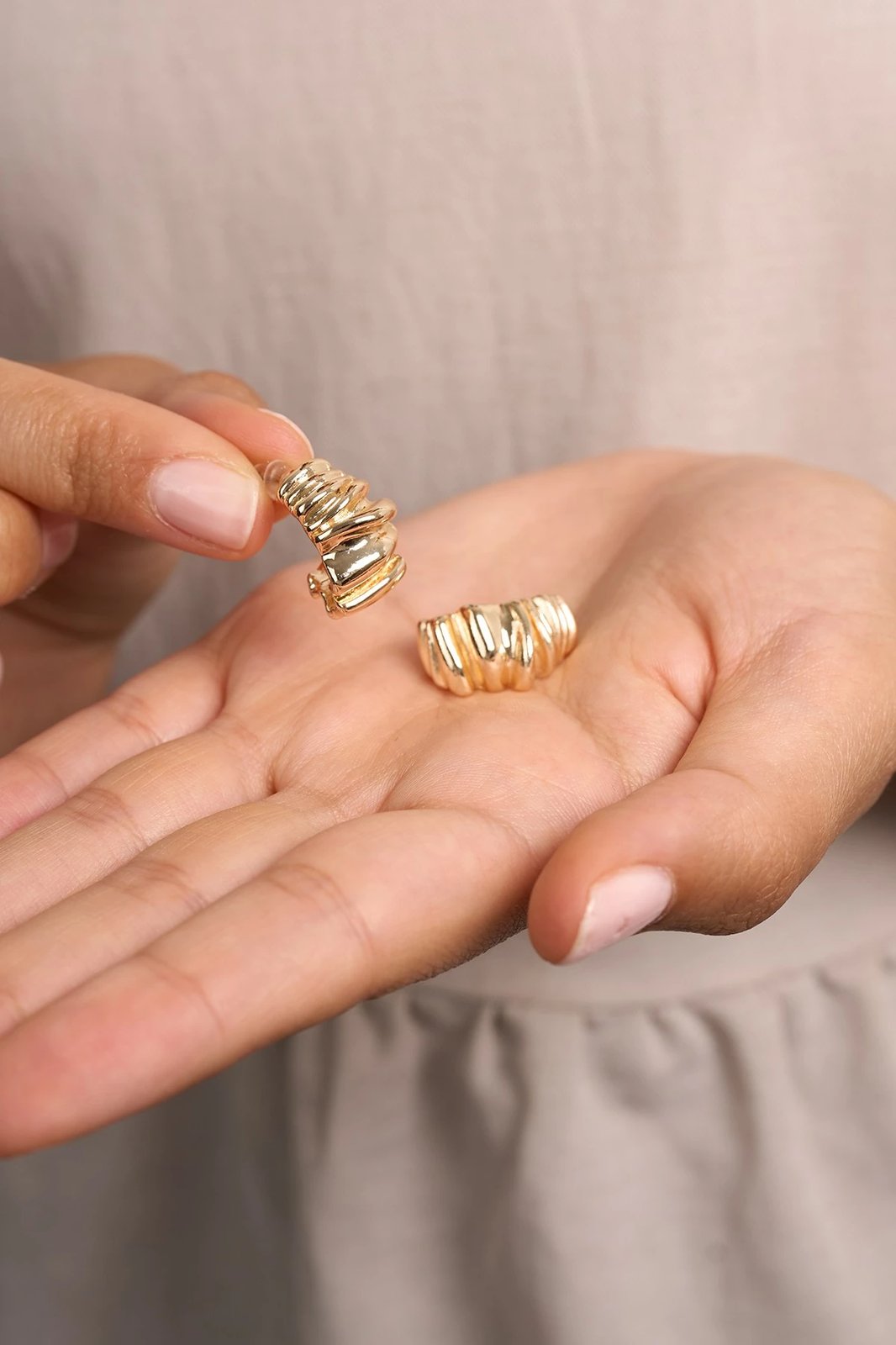 Vathë metalik, ngjyrë ari, Elika Silver, ELKGC68338