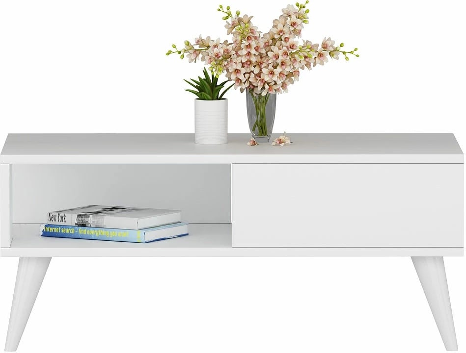 Tavolinë e ulët për kafe, Hanah Home, Seul, e bardhë