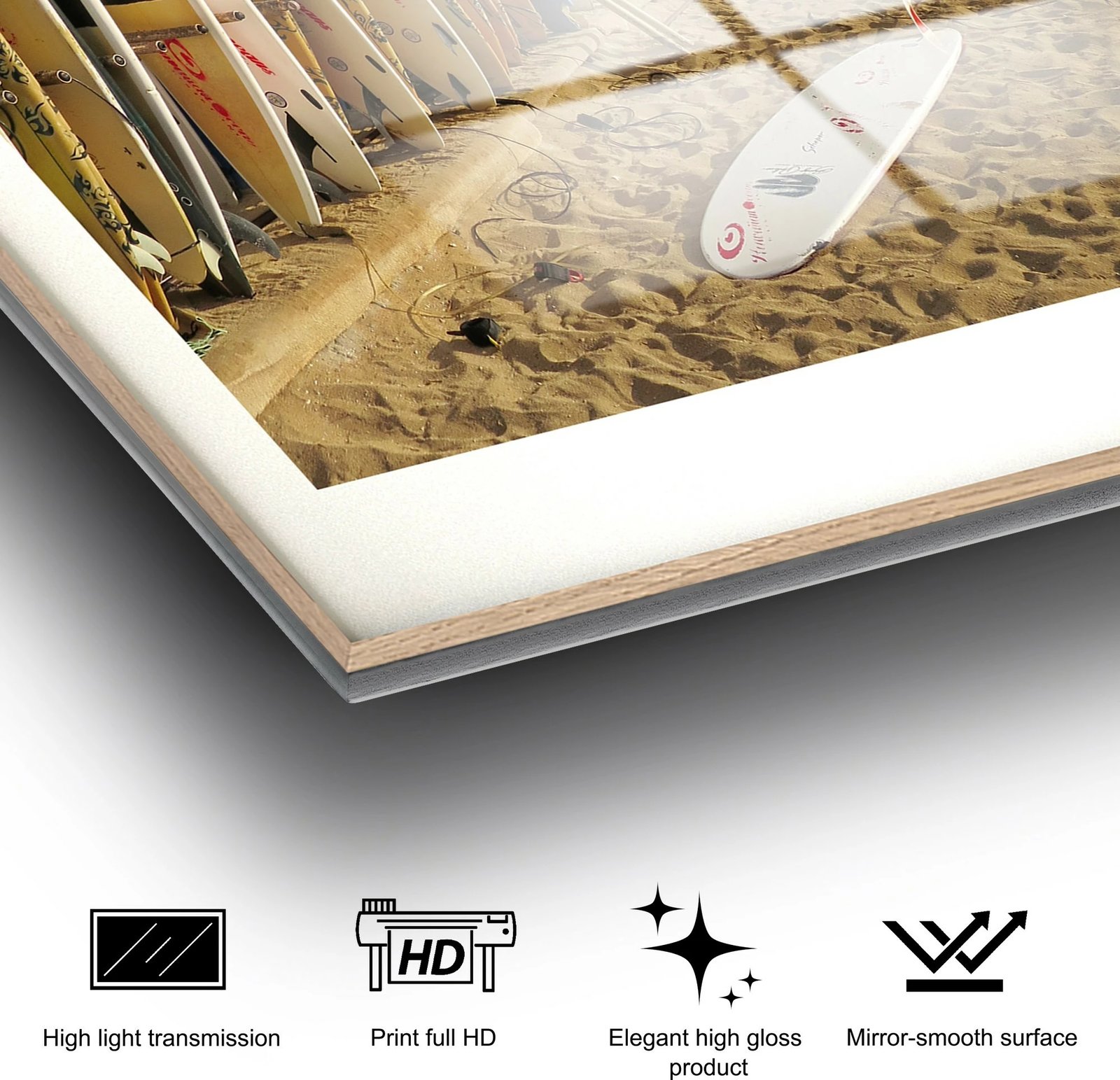 Pikturë dekorative prej xhami të temperuar, Wallity UV-1068, 30x45cm