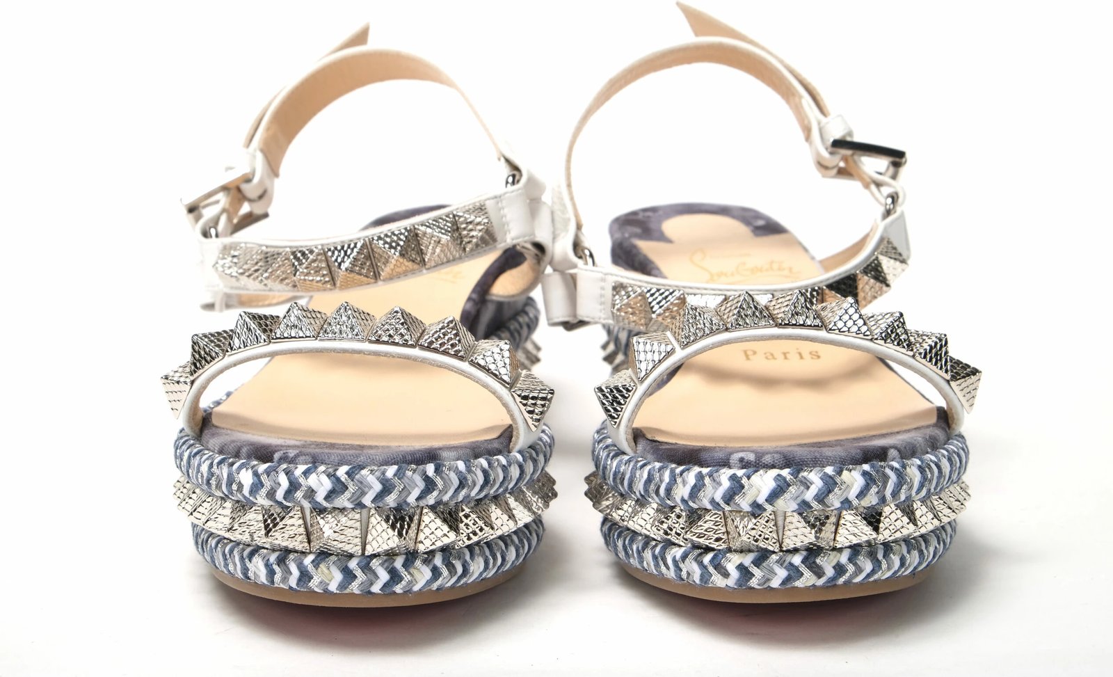 Sandale me platformë për femra Christian Louboutin, shumëngjyrëshe 