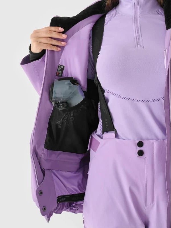 Jakne skijimi për femra 4F, e kaltërt