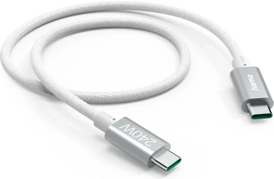 Kabëll USB-C në USB-C Hama 240W 1.5m bardhë