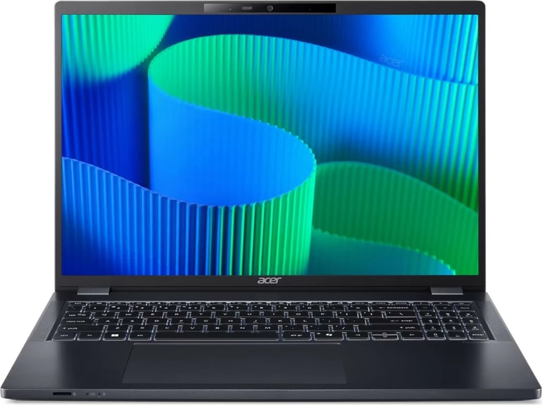 Laptop Acer TravelMate P4 TMP416-53-TCO-75UQ, Intel Core Ultra 7, 16 GB RAM, 512 GB SSD, 16 inch, e zezë