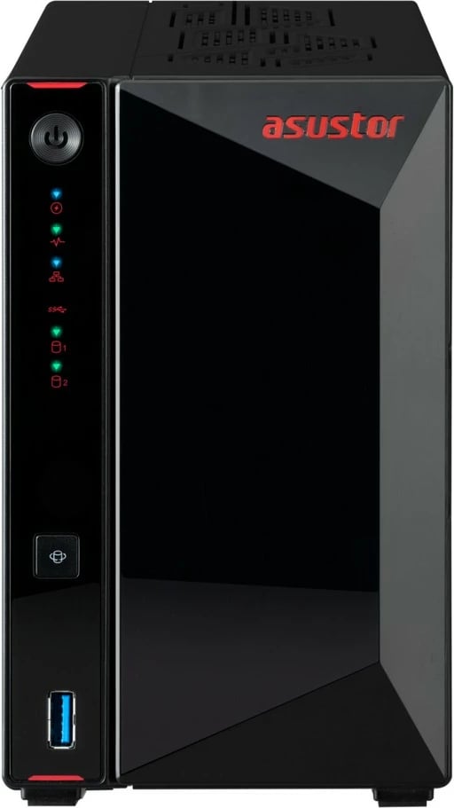 NAS Asustor AS5402T, Intel Celeron N5105, 4 GB DDR4, 0 TB, e zezë