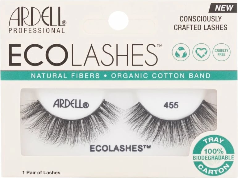 Qerpikë të rremë Ardell Eco Lashes 455 për femra të zinj 1 copë
