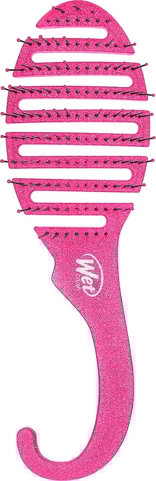 Furçë për flokë Wet Brush Shower Detangler për femra Pink Glitter