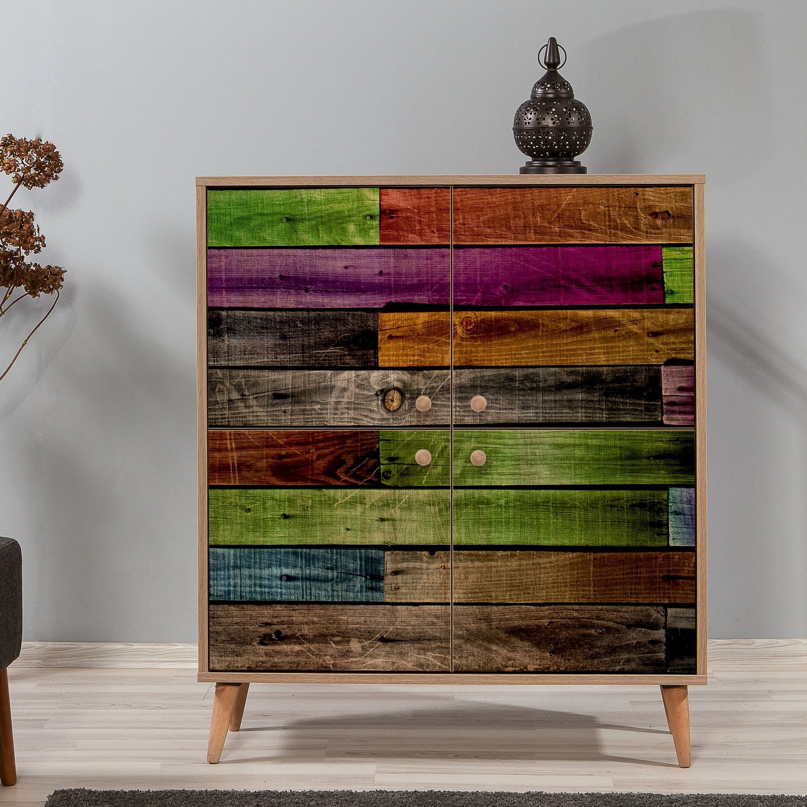 Dollap multifunksional, ngjyrë lisi Sonoma, Multilux - 726