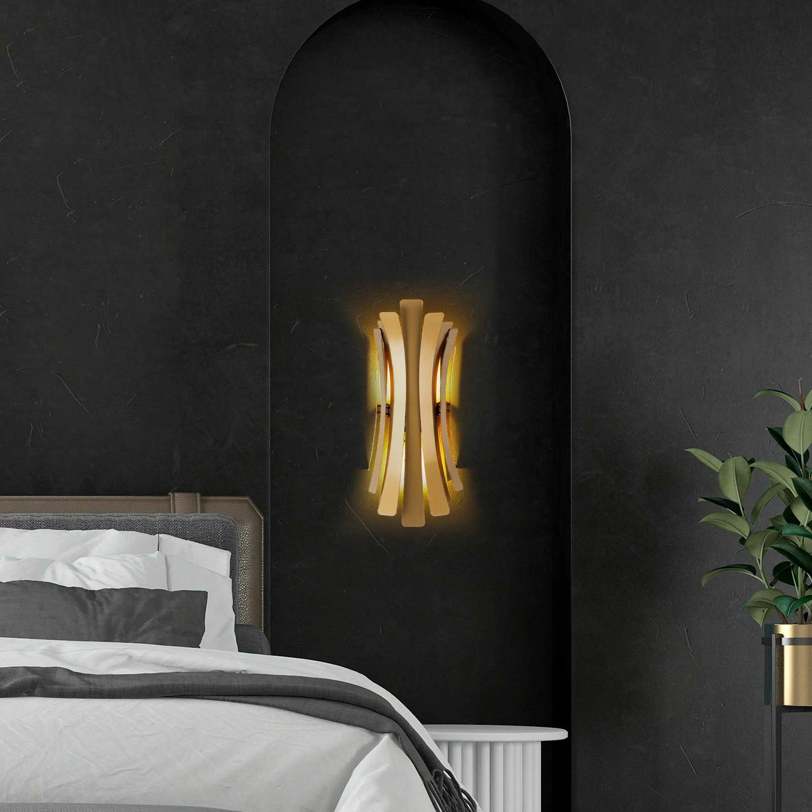 Llambë muri Opviq, Lınea - 15442, ngjyrë ari