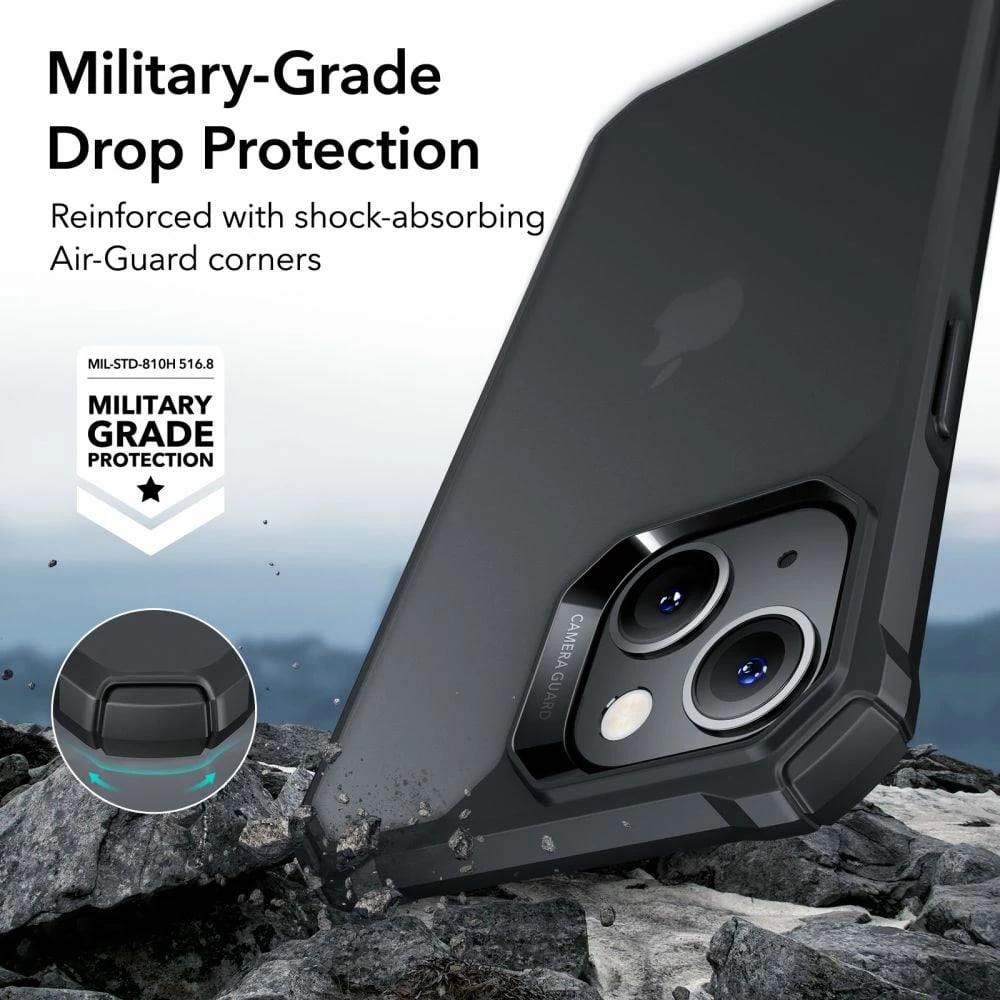 Mbështjellës ESR Air Armor për iPhone 14 Plus, Matte Black