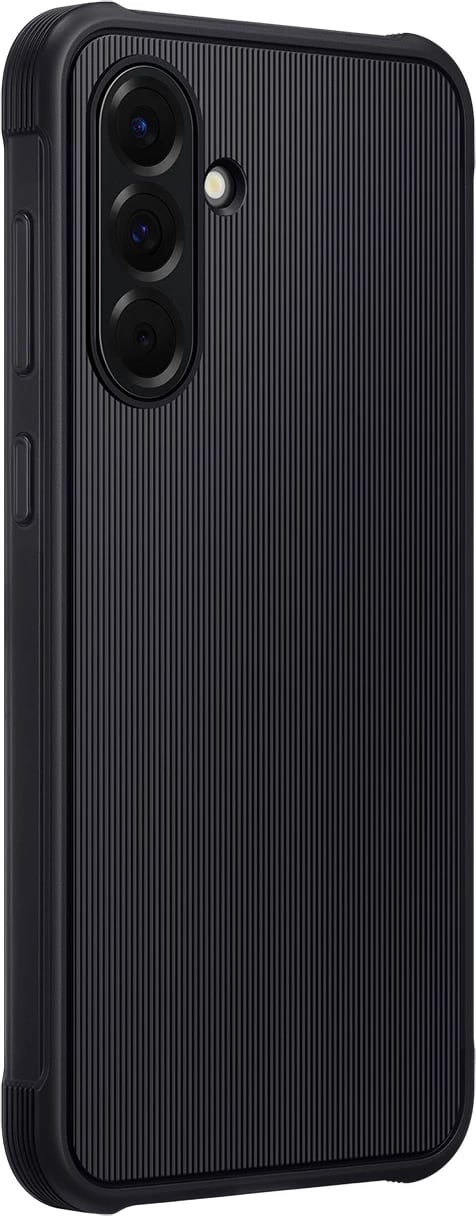 Mbështjellës Samsung Rugged Silicone Case EF-RA566CBEGWW për Galaxy A56 5G, i zi
