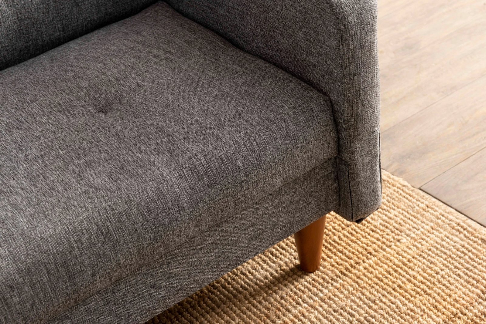 Divan-krevat treshe, ngjyrë gri e çelët, Hiko