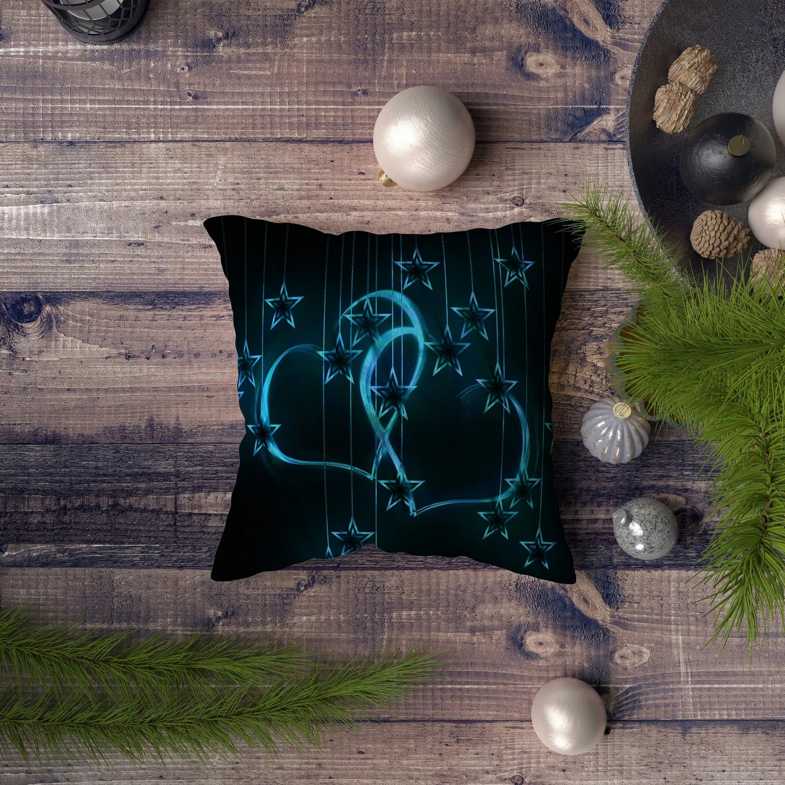 Jastëk mbulesë Aberto Design, NYXMAS027, shumëngjyrëshe, 43x43cm