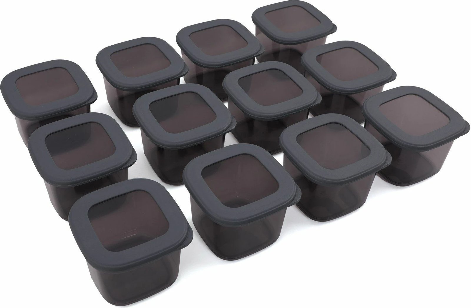 Set kuti për organizim (12 copë), ngjyrë antracit, BNMPOLYAS12-5KAS