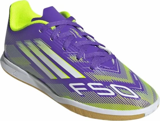 Atlete futsalli për fëmijë adidas, vjollcë