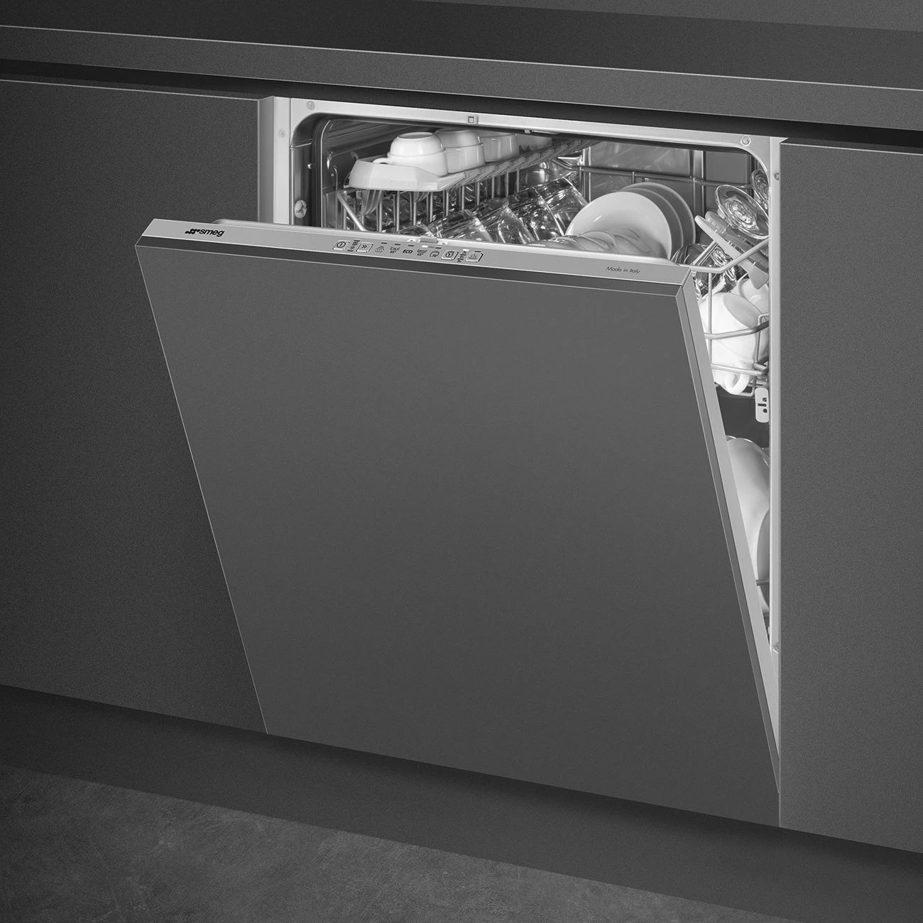 Enëlarëse montuese SMEG STL281DS, 13 sete, 60 cm