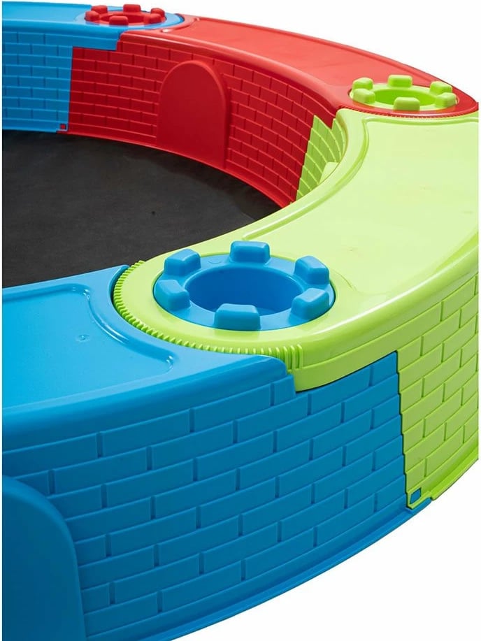 Kuti rëre palosëse, NEW BABY CASTLE 170 cm, plastike, 6 module, shumëngjyrëshe