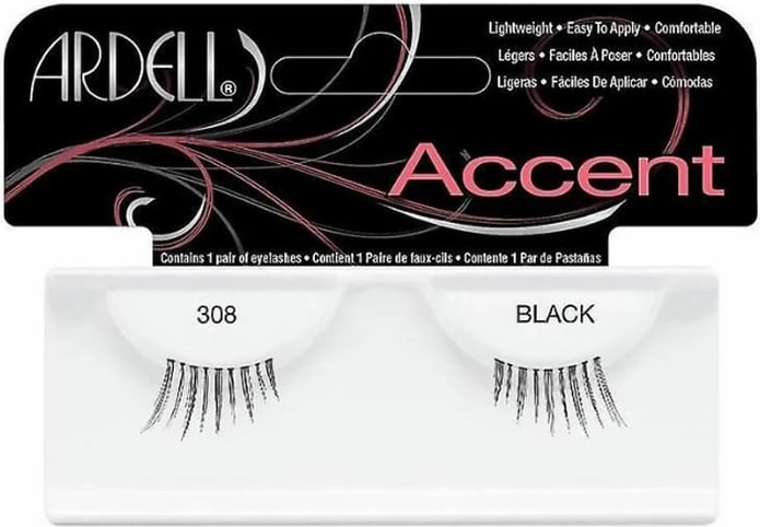 Qerpikë artificial Ardell Accent Lash 308 unisex black