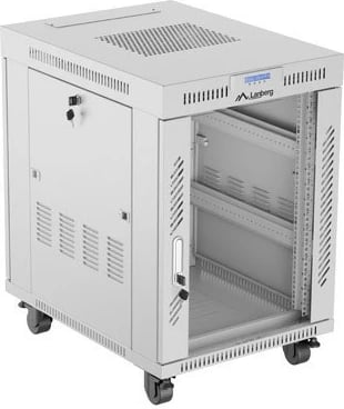 Kasë rrjeti Lanberg FF01-6815-12SL, 19", 15U, 600x800 mm, Gri