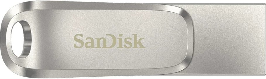 USB SanDisk Ultra Dual,  256 GB, çelik inox