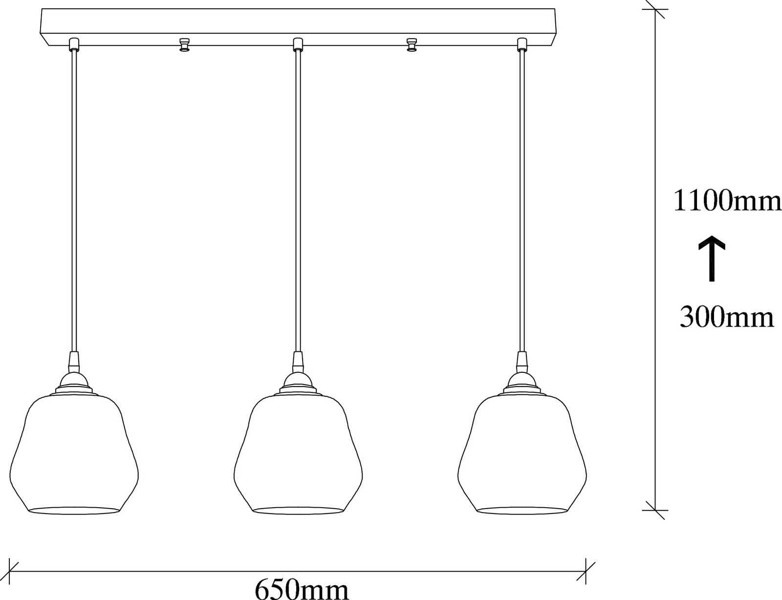 Llambë varëse Opviq, ngjyrë ari e zezë, 032
