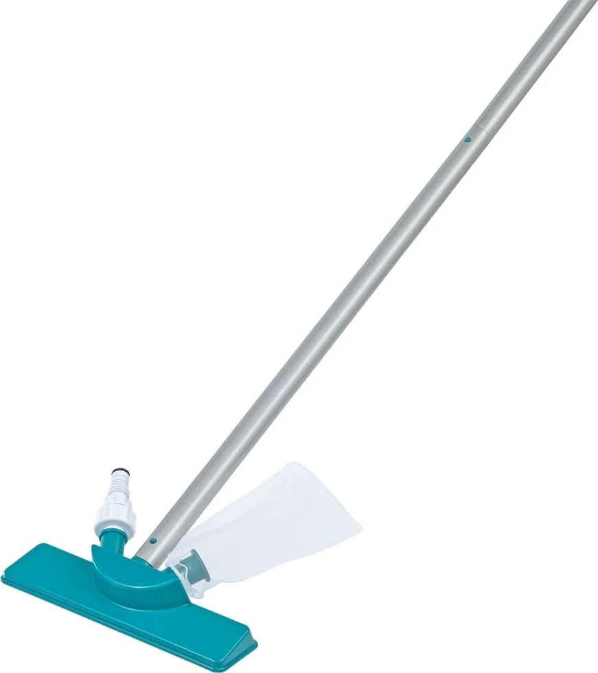 Set mirëmbajtje pishine Bestway AquaClear me fshesë vakumi dhe rrjetë, kaltër Set mirëmbajtje pishine Bestway AquaClear me fshesë vakumi dhe rrjetë, kaltër