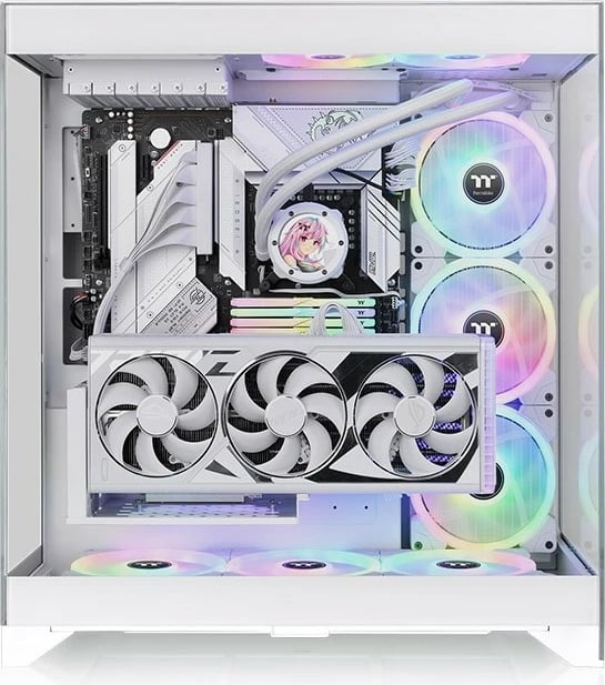 Kasë Thermaltake CTE E550 TG, Midi Tower, PC, ATX, EATX, micro ATX, Mini-ITX, SPCC, Gaming, Bardhë