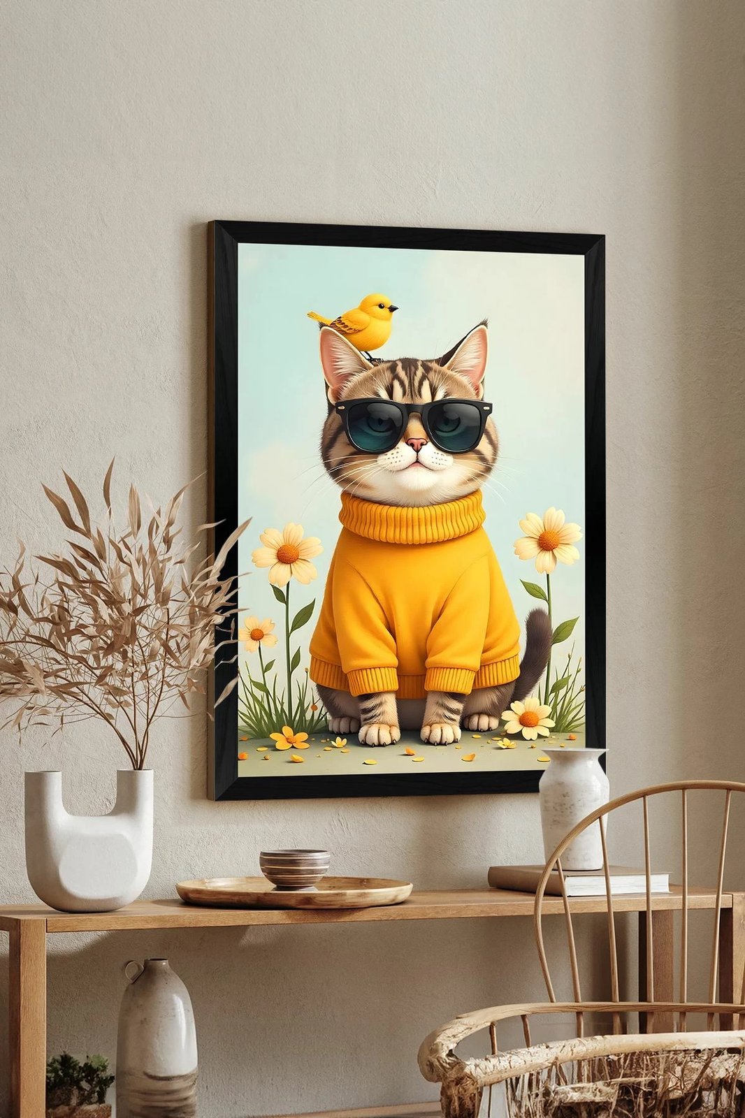 Pikturë dekorative, shumëngjyrëshe, Arthynmodel2030-4, 20x30cm