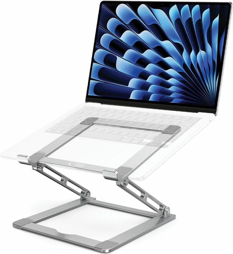 Mbajtëse laptopi Tech-Protect ULS400, deri 17", alumini, gri