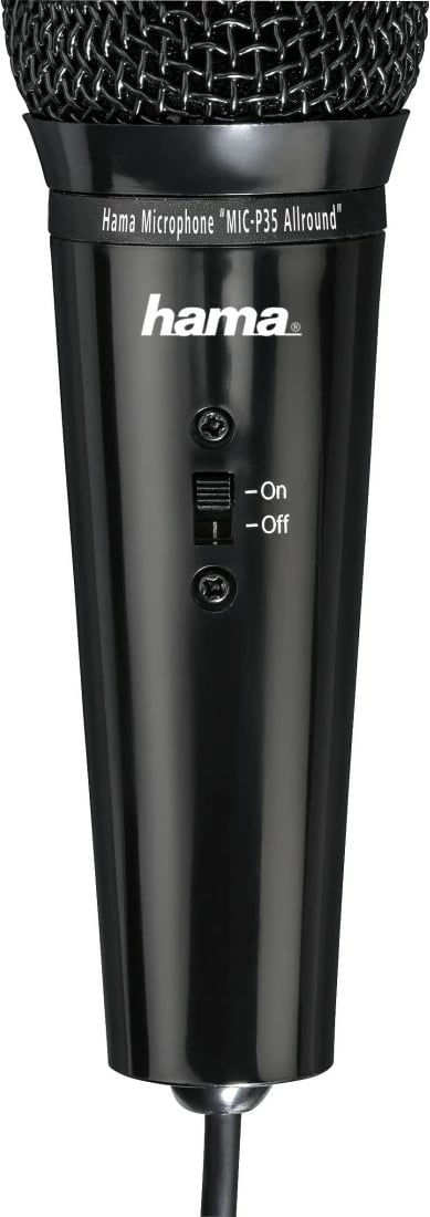 Mikrofon Hama "MIC-P35 Allround", për PC & laptop,3.5 mm jack, 139905