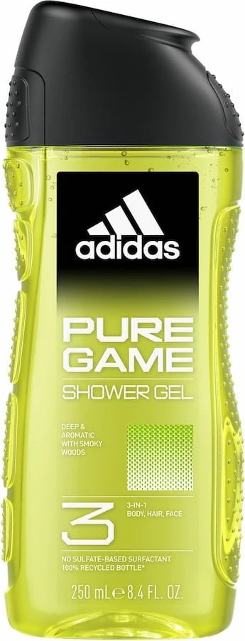 Xhel dushi për meshkuj Adidas Pure Game 250ml