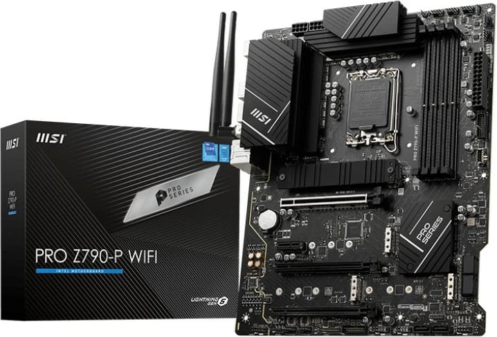 Pllakë amë MSI PRO Z790-P WIFI, Intel, LGA 1700, DDR5-SDRAM, 128 GB
