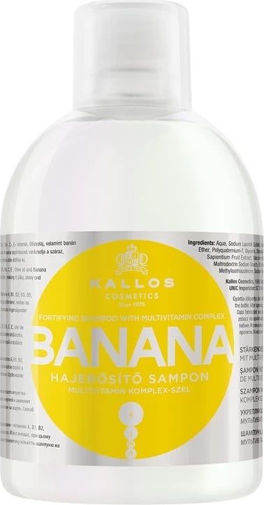 Shampon për femra Kallos Banana Fortifying 1000ml