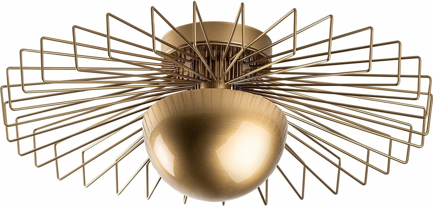 Llambë tavani Opviq Kaya, ngjyrë ari, 60x60x24 cm