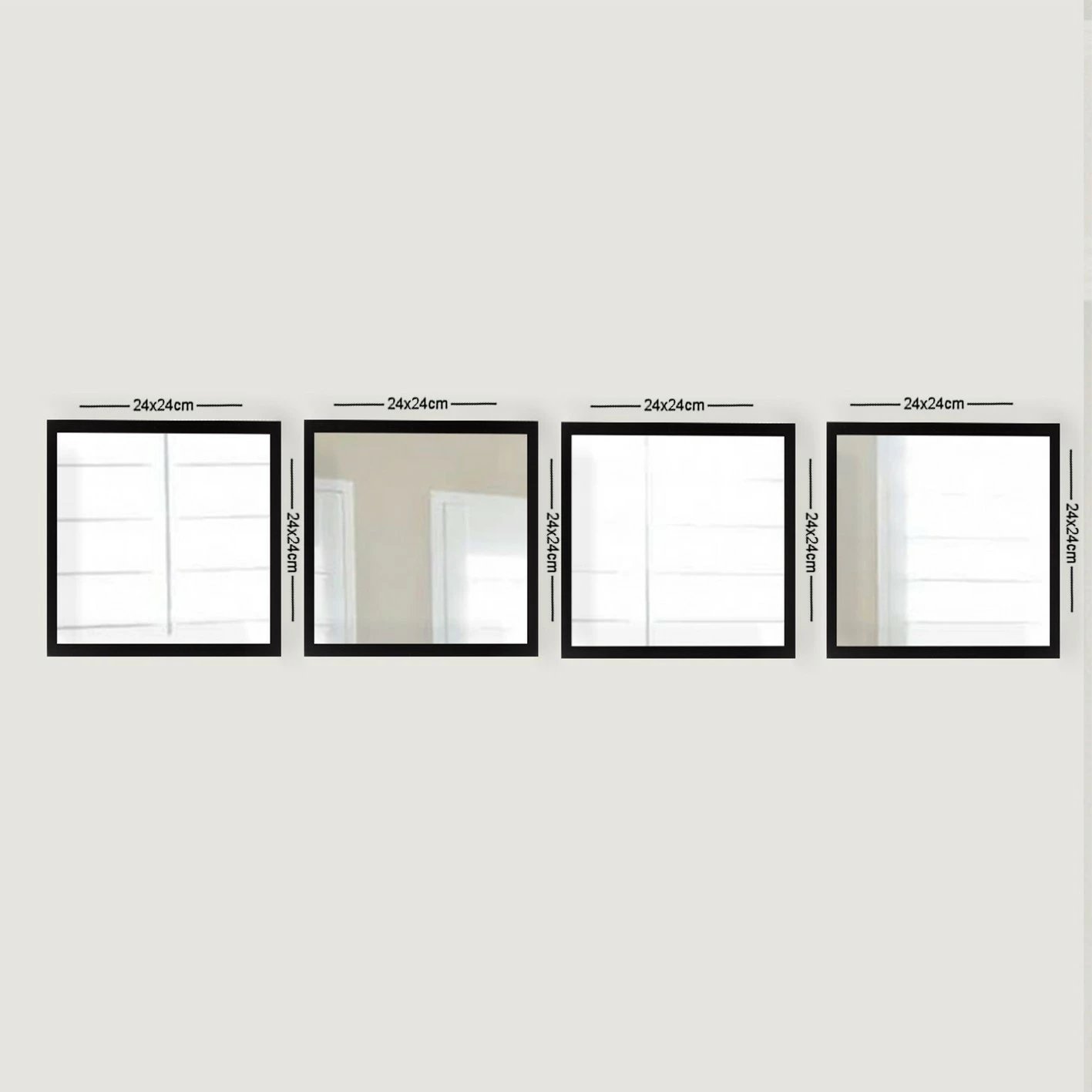 Set pasqyrash (4 copë), Wallity, SETAYNA_065