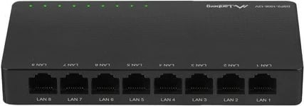 Switch Lanberg DSP2-1008, 12V, 8 porte, 1 GB/s